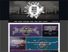 Tablet Screenshot of chicagomusicfestivals.com